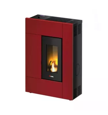 Cadel - piecyk na pellet Spirit 5 bordowy 5,2 kW