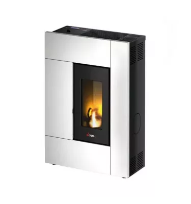 Cadel - piecyk na pellet Spirit 5 biały 5,2 kW