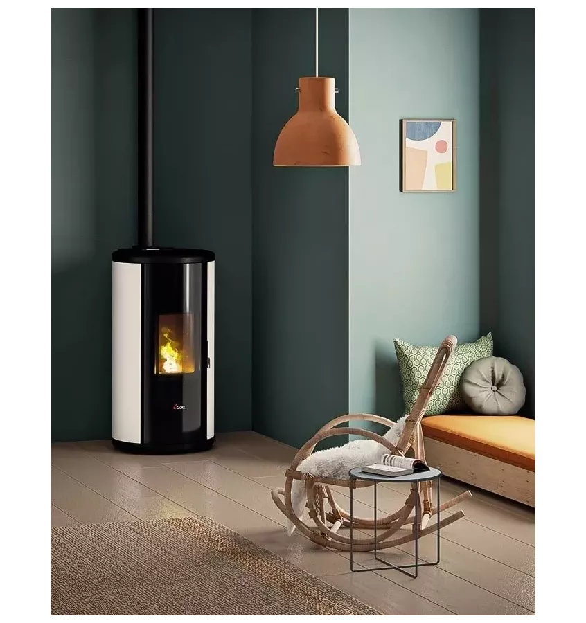 Cadel - piecyk na pellet Sound 7 Up antracytowy 7,0 kW