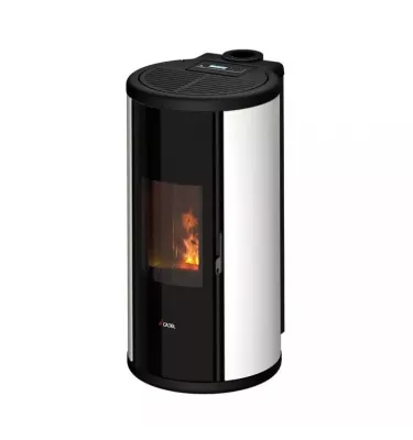 Cadel - piecyk na pellet Sound 7 Up biały 7,0 kW