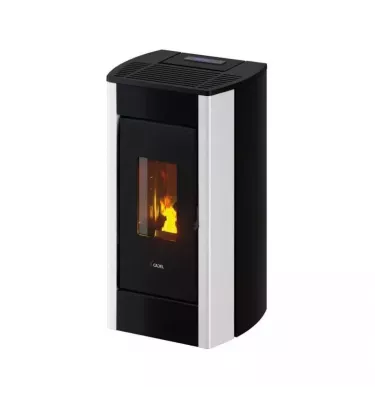Cadel - piecyk na pellet Perla 7 biały 7,0 kW