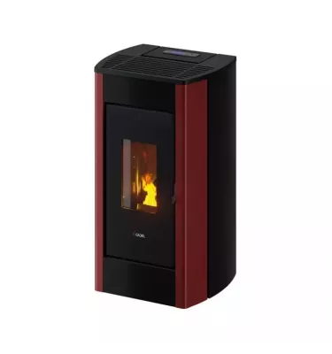 Cadel - piecyk na pellet Perla 7 bordowy 7,0 kW