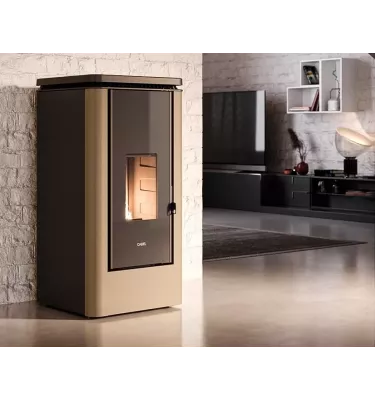 Cadel - piecyk na pellet Icon Plus 9 biały 8,5 kW