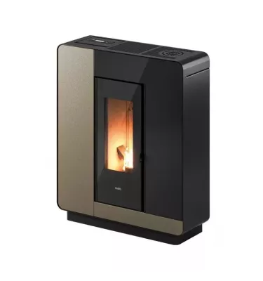 Cadel - piecyk na pellet Elle Plus 9 Flexit jasnobrązowy 8,5 kW