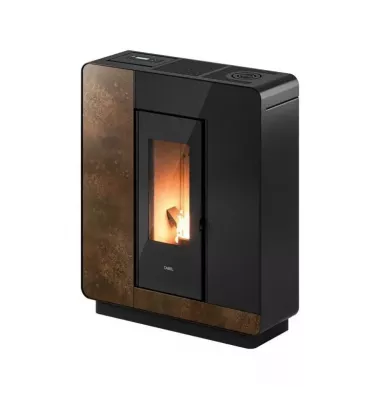 Cadel - piecyk na pellet Elle Plus 9 Flexit kamień Ossido Bruno 8,5 kW