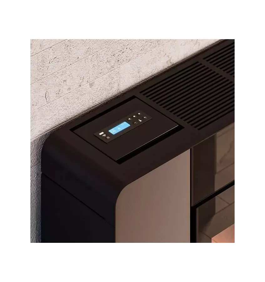 Cadel - piecyk na pellet Elle Plus 9 Flexit kamień Ossido Bruno 8,5 kW