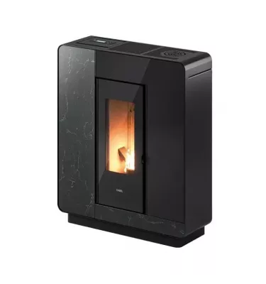 Cadel - piecyk na pellet Elle Plus 9 Flexit kamień Nero Greco 8,5 kW