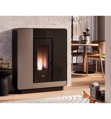 Cadel - piecyk na pellet Elle Plus 9 Flexit kamień Nero Greco 8,5 kW