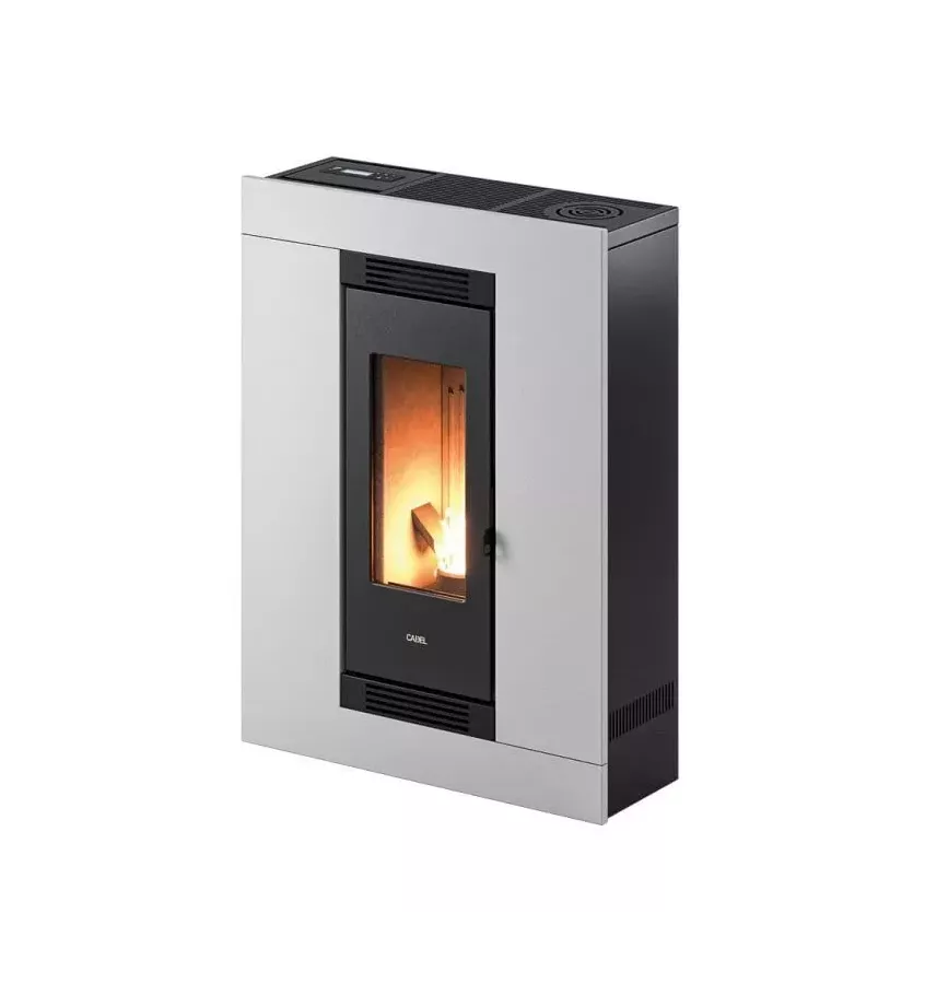 Cadel - piecyk na pellet Luce Plus 9 Flexit biały 8,5 kW