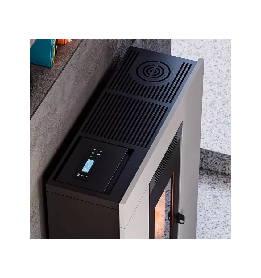 Cadel - piecyk na pellet Luce Plus 9 Flexit biały 8,5 kW