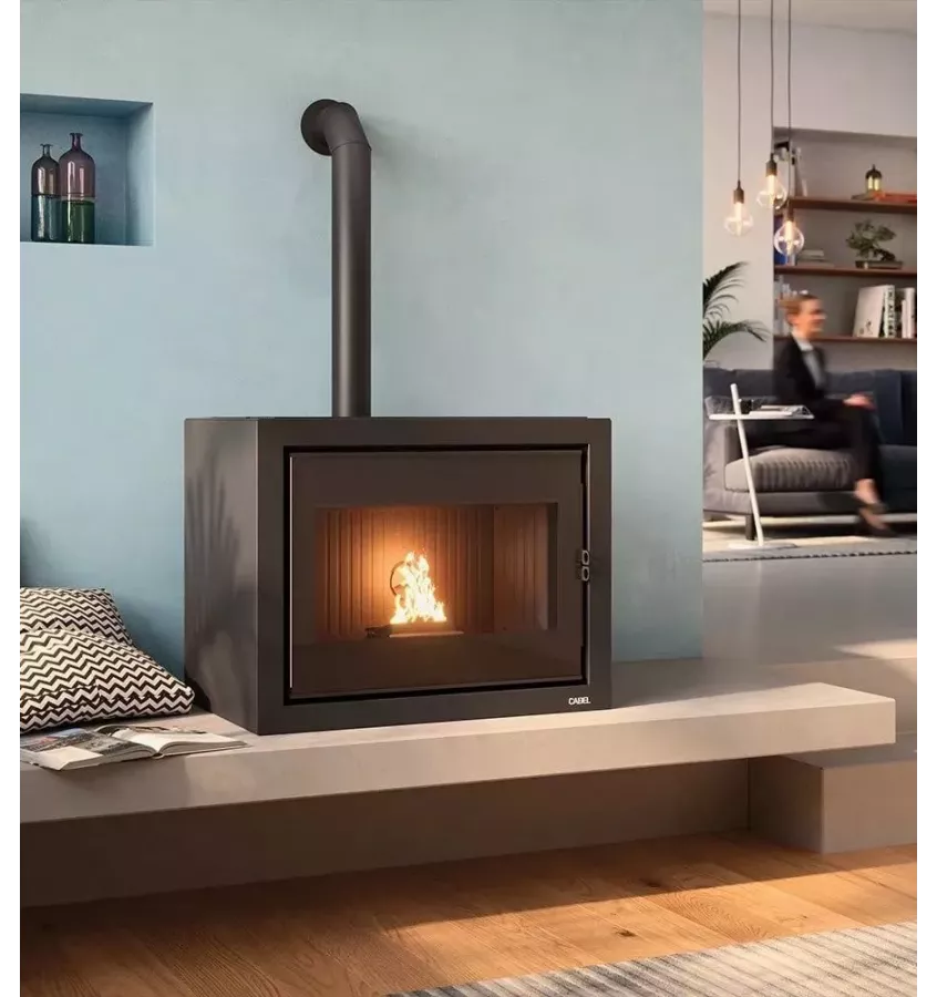 Cadel - piecyk na pellet Quasimodo 9 Box Up czarny 9,3 kW