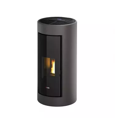 Cadel - piecyk na pellet Shell 9 Ps szary Titanium 9,1 kW