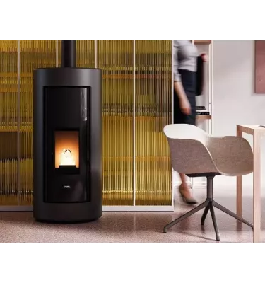 Cadel - piecyk na pellet Shell 9 Up biały 9,1 kW