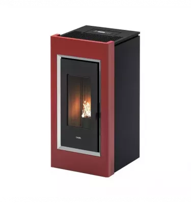 Cadel - piecyk na pellet Prince 11 bordowy 10,5 kW