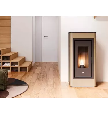 Cadel - piecyk na pellet Kobe 11 biały 10,5 kW