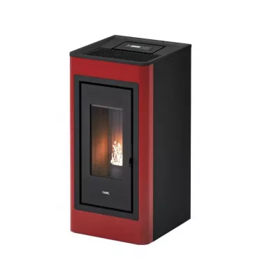 Cadel - piecyk na pellet Kobe 11 bordowy 10,5 kW