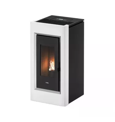 Cadel - piecyk na pellet Prince Plus 11 biały 10,5 kW