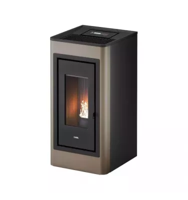 Cadel - piecyk na pellet Kobe Plus 11 jasnobrązowy 10,5 kW