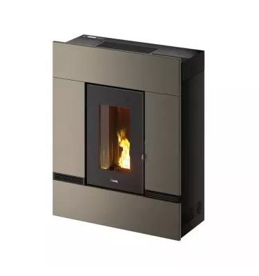 Cadel - piecyk na pellet Mithos Plus 12 Ps jasnobrązowy 12,0 kW