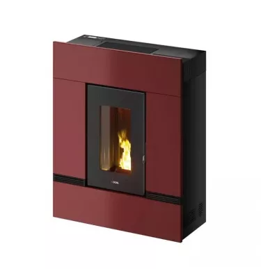 Cadel - piecyk na pellet Mithos Plus 12 Ps bordowy 12,0 kW