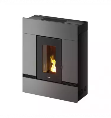 Cadel - piecyk na pellet Mithos Plus 14 Ps szary Titanium 14,0 kW