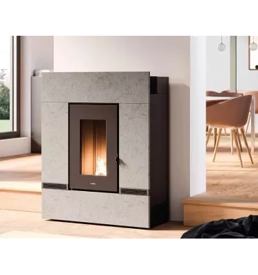 Cadel - piecyk na pellet Mithos Plus 14 Ps kamień Serpentino 14,0 kW