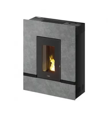 Cadel - piecyk na pellet Mithos Plus 14 Up Twin kamień Serpentino 14,0 kW