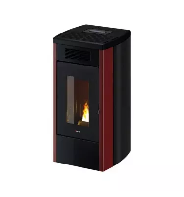 Cadel - piecyk na pellet Atena Plus 12 bordowy 12,0 kW