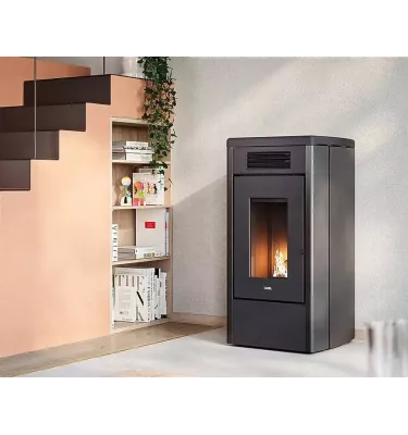 Cadel - piecyk na pellet Atena Plus 12 bordowy 12,0 kW