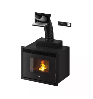 Cadel - wkład na pellet Hydro Saturno 24 czarny 24,7 kW