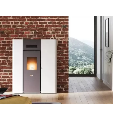 Cadel - piecyk na pellet Hydro Maya 24 szary Titanium 22,8 kW