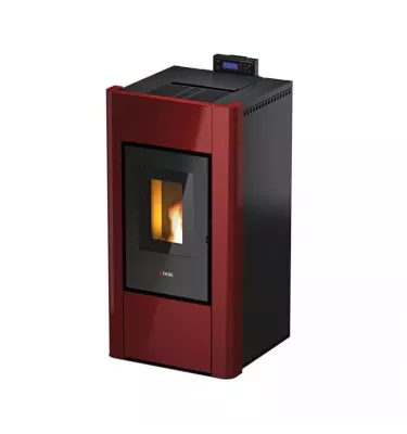 Cadel - piecyk na pellet Hydro Prince 12 bordowy 11,8 kW