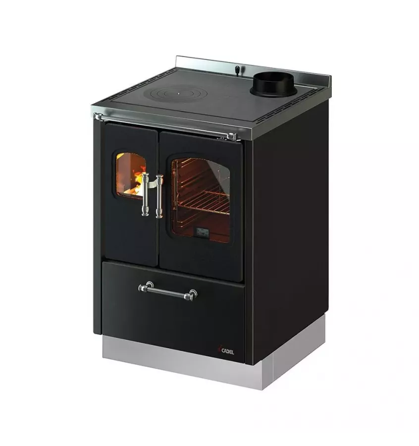 Cadel - kuchnia na drewno Smart 60 antracytowy 6,5 kW