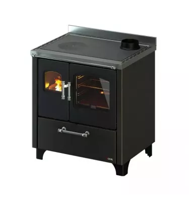 Cadel - kuchnia na drewno Smart 80 antracytowy 7,7 kW