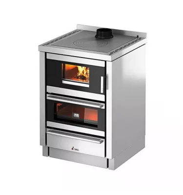 Cadel - kuchnia na drewno Kook 60 4.0 inox 6,2 kW