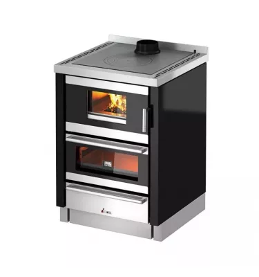 Cadel - kuchnia na drewno Kook 60 4.0 czarny 6,2 kW