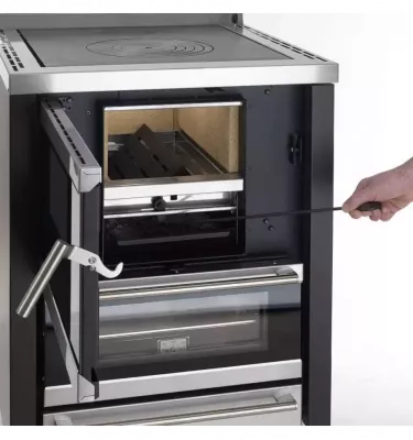 Cadel - kuchnia na drewno Kook 60 4.0 czarny 6,2 kW