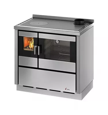 Cadel - kuchnia na drewno Kook 90 4.0 inox 7,5 kW