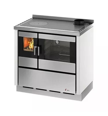 Cadel - kuchnia na drewno Kook 90 4.0 biały 7,5 kW