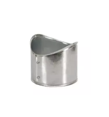 Xplo - płaszcz ochronny z blachy stalowej ocynkowanej - króciec fi 80 mm