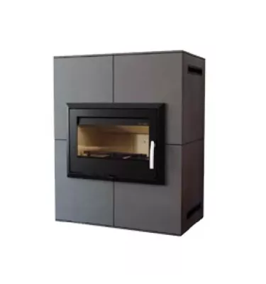 Thorma - piecyk na drewno Lago Hottex szary 11,0 kW