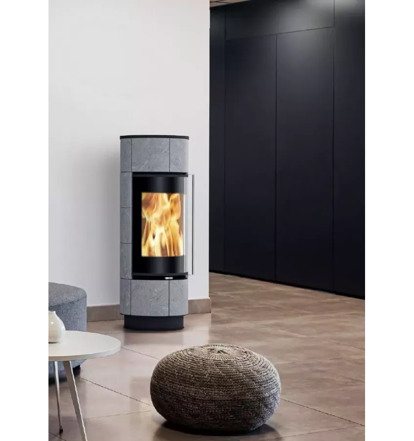 Thorma - piecyk na drewno Atika Plus kafel grafit 7,5 kW