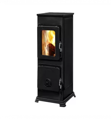 Thorma - piecyk na drewno Bozen AT czarny 5,0 kW