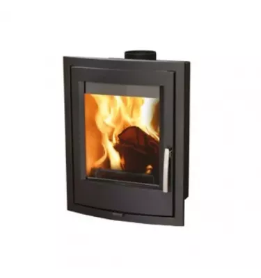 Thorma - wkład kominkowy na drewno Valencia czarny 8,0 kW