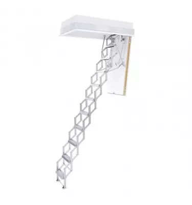 Roto - schody strychowe nożycowe Ecco - aluminium