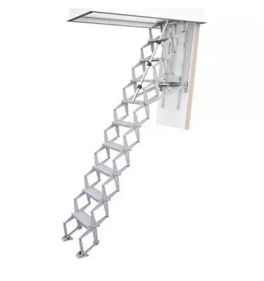 Roto - schody strychowe nożycowe zdalne Elektro - aluminium