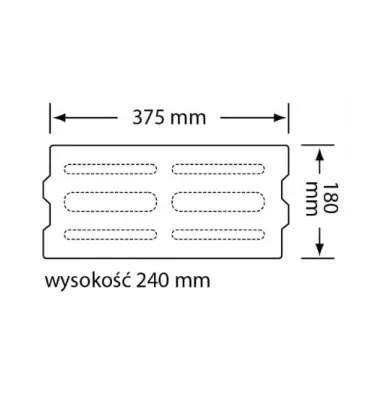 Czamaninek - pustak ścienny keramzytowy AKU K-3