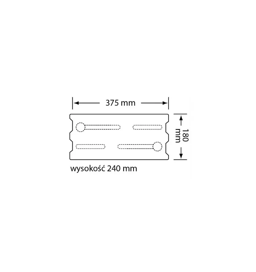 Czamaninek - bloczek ścienny akustyczny AKU K-2