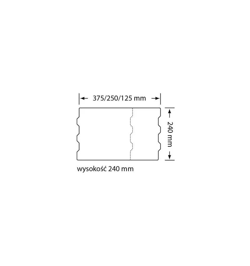 Czamaninek - bloczek podmurówka AKU