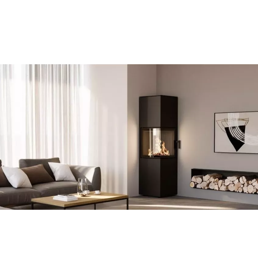 Hajduk - piec wolnostojący na drewno Pixel XXL 7,0 kW